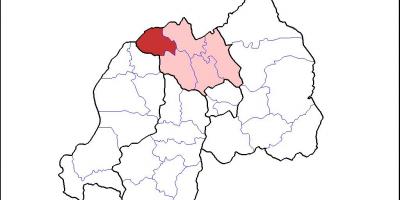 Mapa de musanze Ruanda